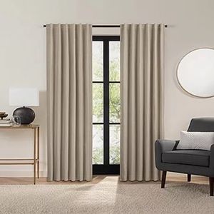 Fieldcrest Devin‎ Cotton Chambray Blackout Grommet Top Curtain Panel